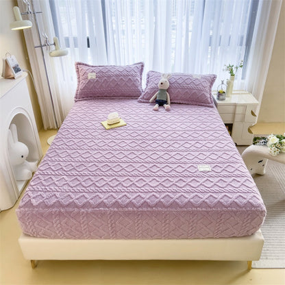 Housse de matelas en laine Taffeta Corail